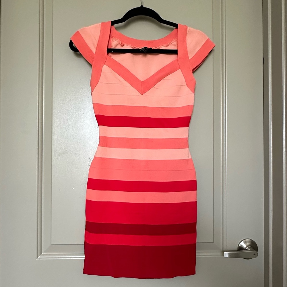 Guess cutout bandage dress